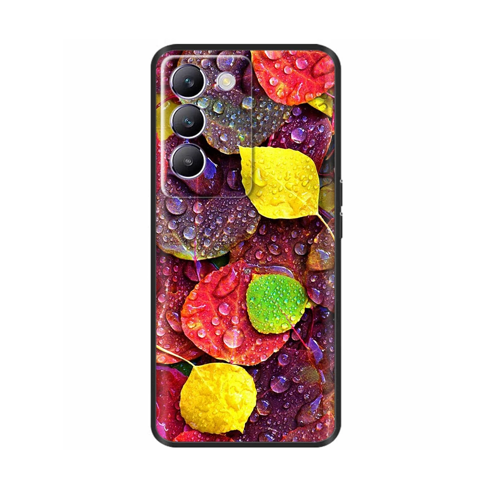 For vivo V40 SE Case V40SE 5G Black Cover Cat Tiger Silicone Soft Back Cases For vivo V40 SE Phone Case V 40 SE Protective Shell