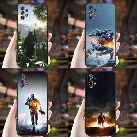 B-Battlefield 6 Game Phone Case For Samsung S25,S24,S21,S22,S23,S30,Ultra,S20,Plus,Fe,Lite,Note,10,9,5G Black Cover