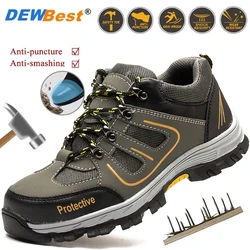 Brand Safety Shoes Lightweight Work Sneakers Men's Shoes Indestructible Safety Work Boots Steel Toe Work Shoes Men's Boots