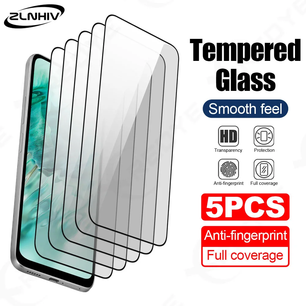 

5Pcs Phone Screen Protector Full Cover Protective Film for Redmi 15 15C 14C Tempered Glass Smartphone 13 Note 15 Pro 14S 14 4G