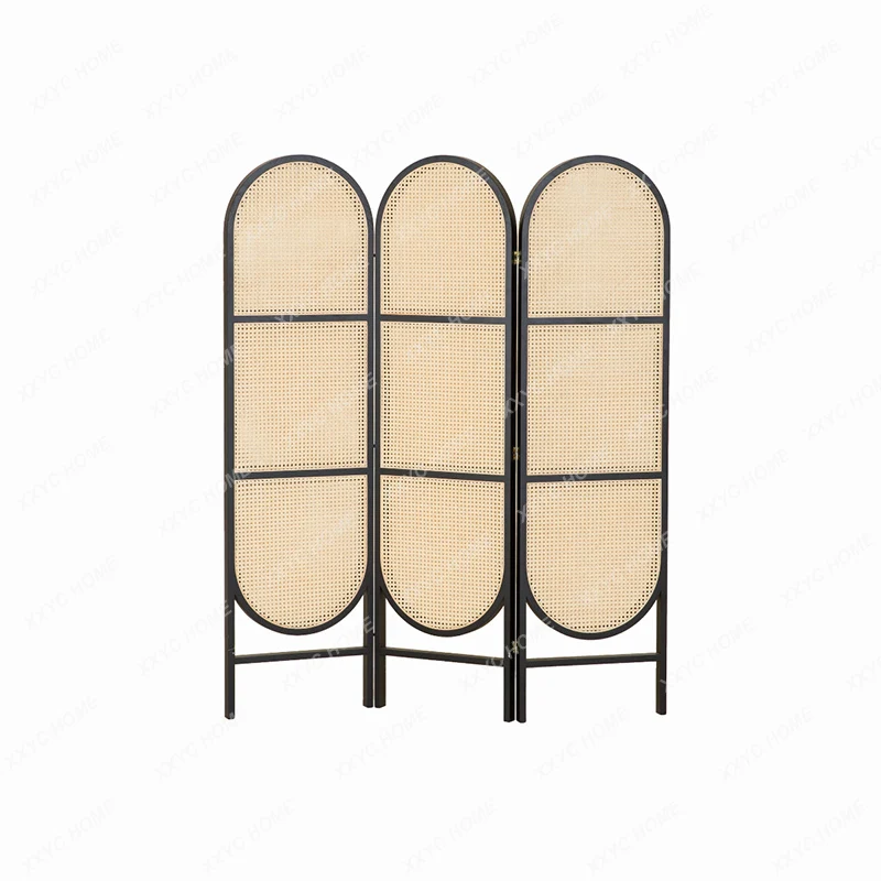 

Solid Wood Rattan Subareas Screens Hotel Homestay Entrance Wall Covering