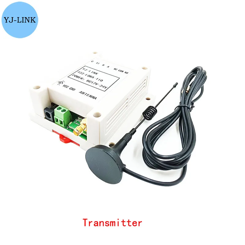 1CH 433MHz Lora Remote I/O Controller Wireless Transmission Point-to-Point Relay Switch Module