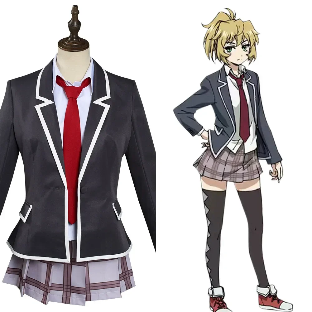 Anime Tenkuu Shinpan High Rise Invasion Cosplay Mayuko Nise Kostüm Kleid Outfits Halloween Karneval Anzug 2026