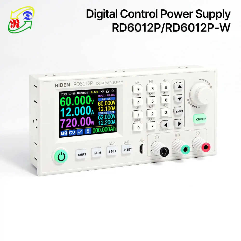 RD RD6012P 5-Digit DC DC Step Down Stabilized Power Supply Adjustable buck converter 60V 12A Phone Motherboard Laptop Repair