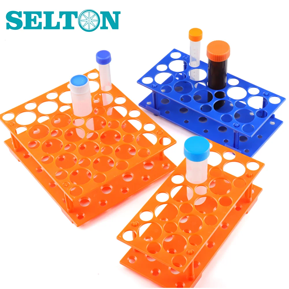 Centrifuge Tube Rack Plastic Detachable 10ml 15ml 50ml Test Laboratory LAB Dual Use 10 18 20 30-Well Holes