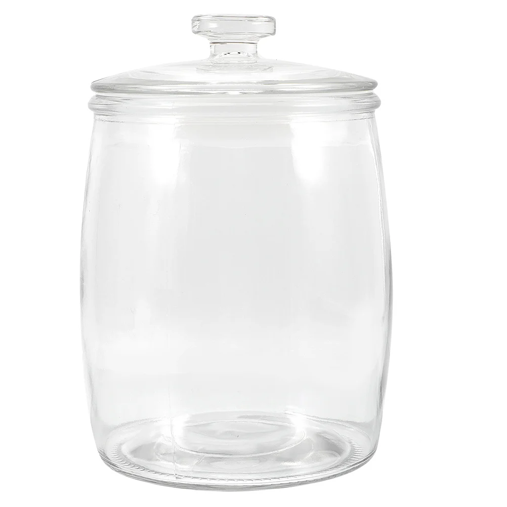 

Glass Pickle Jar Household Airtight Large Capacity Sealed Pickle Holder Kitchen Fermenting Storage Transparent Jar