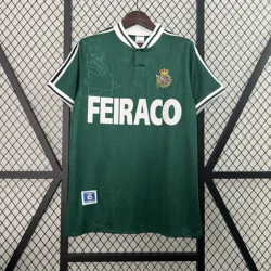 Men's Retro Deportivo La Coruna 1997/1998/1999 Away Green Kit Shirt