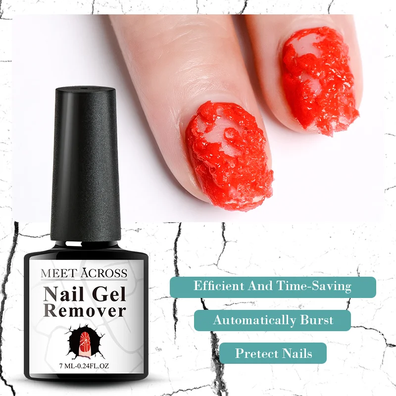 พบกับข้าม 7/15ml Magic Fast Remover เจลเล็บแก้วขวดกึ่งถาวรทําความสะอาด Degreasr สําหรับเล็บ art Removal