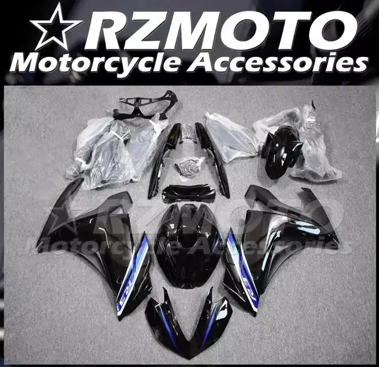 

4Gifts New ABS Fairings Kit Fit For YAMAHA YZF- R3 R25 15 16 17 18 2015 2016 2017 2018 Bodywork Set Custom Black