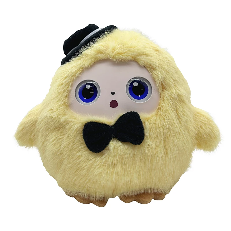 Jopark ODM Kawaii rond Dun Dun Ledodo AI peluche jouet mignon vert doux tissu haute technologie intelligent en peluche jouets éducatifs pour enfants