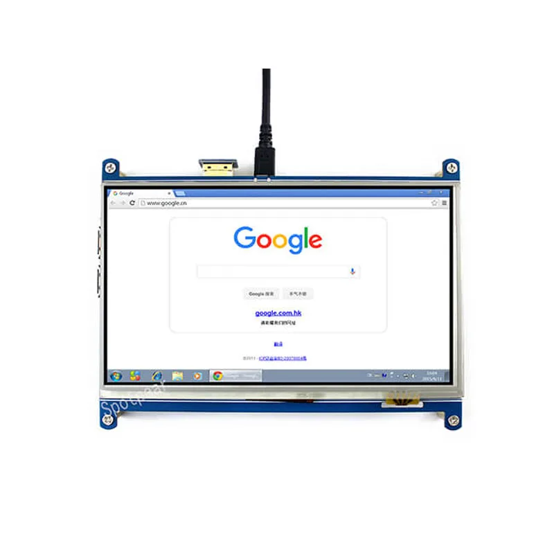 Imagem -03 - Raspberry pi Polegada Tela de Toque Lcd para Raspberry pi 3b 4b Zero Polegada 800x480 Tela Sensível ao Toque Hdmi Tft Display