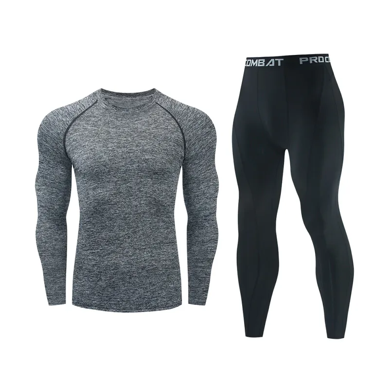 Long Underwear Mens Compression Sports Underwear Base Layer Winter Cycling Running Hunting Warm Sunscreen Second Skin Tights New