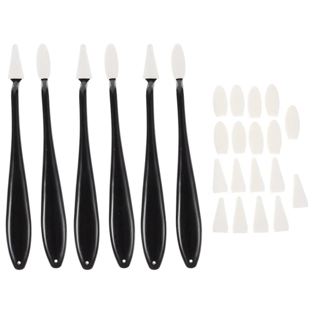 

6 Pcs Sketch Eraser Wipers Ink Paints Mixing Blending Tool Sponge Brushes for Drawing Erasers Sketching Student