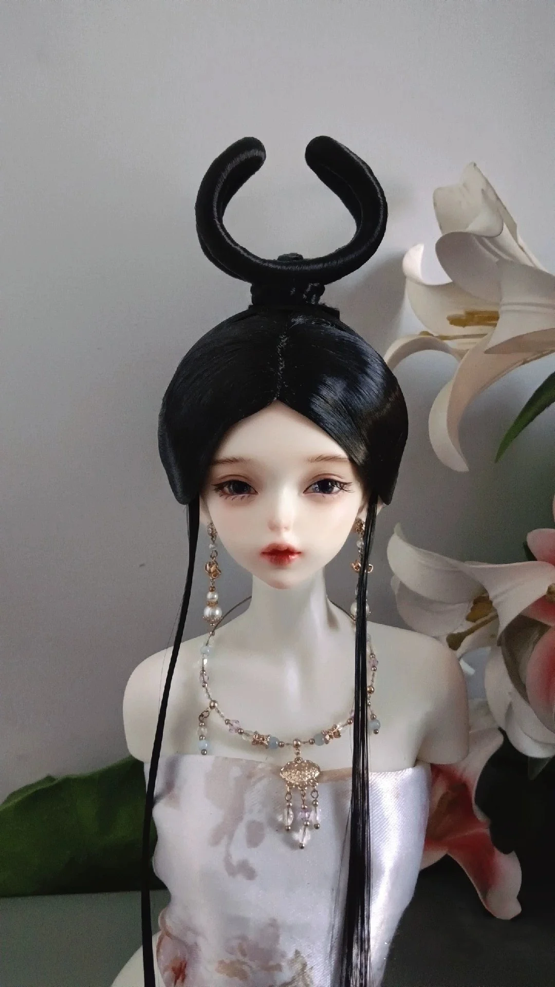 1/6 1/4 1/3 Масштаб BJD Кукла Парики Древний Костюм Hanfu Винтаж Волосы Фея Парик Для YOSD MSD SD13 Девушка SSDF Дядя Аксессуары A1778