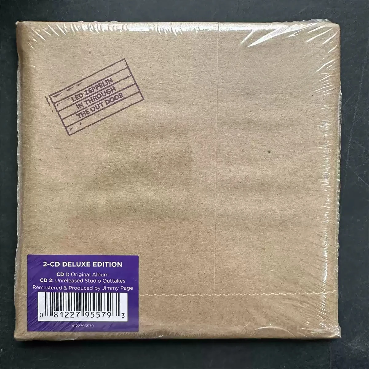 Classic Rock 2-CD Deluxe Edition Album, Vintage Stamp Kraft Paper Style, Remastered Collectible for Rock Fans