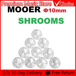 10pcs Mooer SHROOMS Footswitch Toppers Candy Plastic Bumpers Electric Guitar Effects Pedal Protector