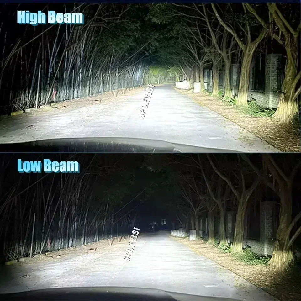 2/6 قطعة 6000K LED سيارة العلوي عالية منخفضة شعاع الضباب الخفيف السيارات ل دودج رام 3500 2010-2018 2011 2012 2013 2014 2015 2016 2017 #5