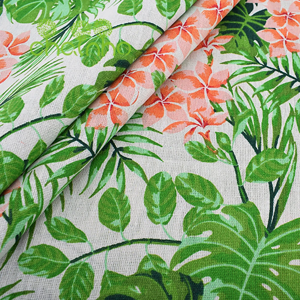 Chainho,Printed Cotton Linen F - Sewing Geotextile Fabric recension och pris