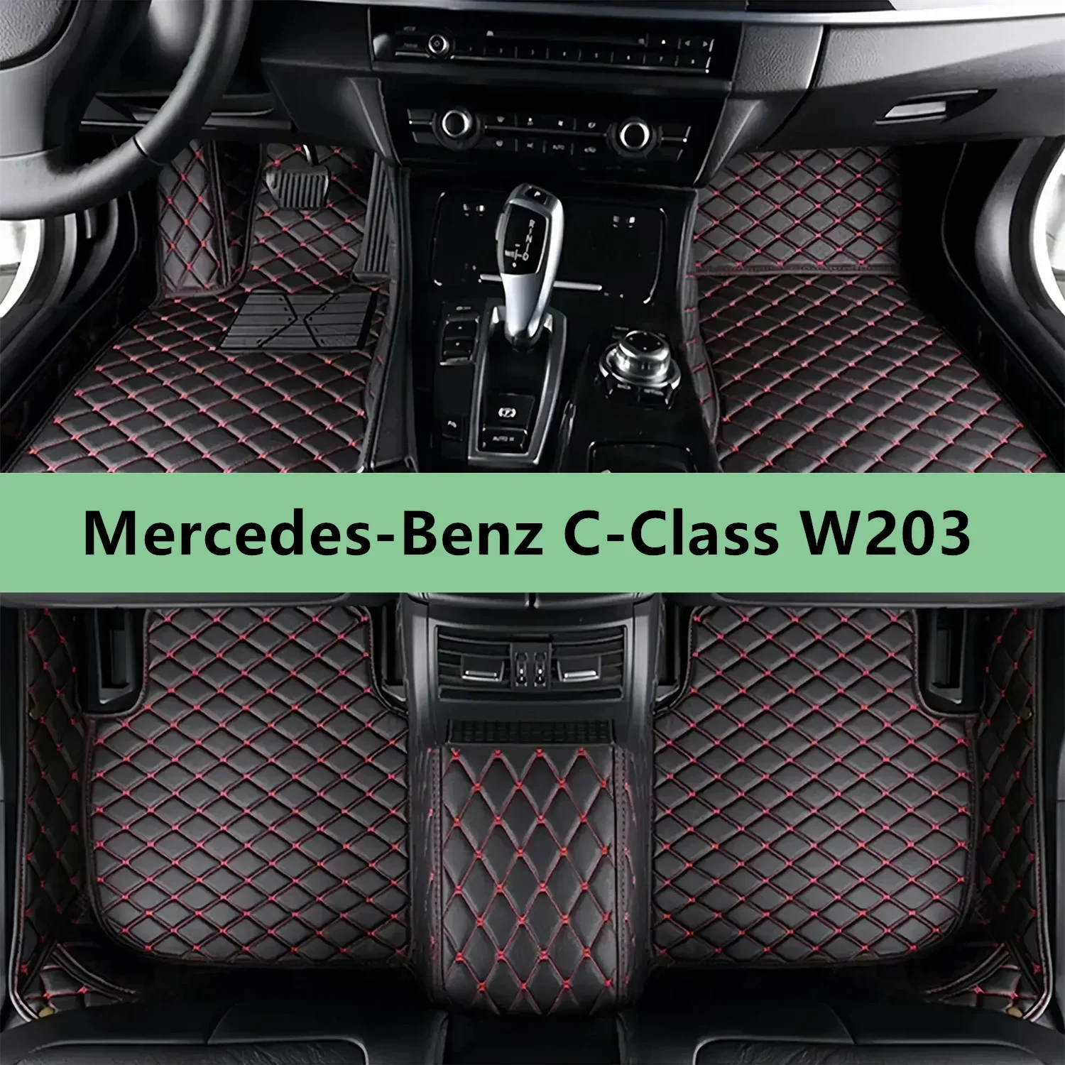 

Custom Car Floor Mats For Mercedes-Benz C-Class W203 2001 2002 2003 2004 2005 2006 2007 Car Mats Floor Cars Carpets Accessories