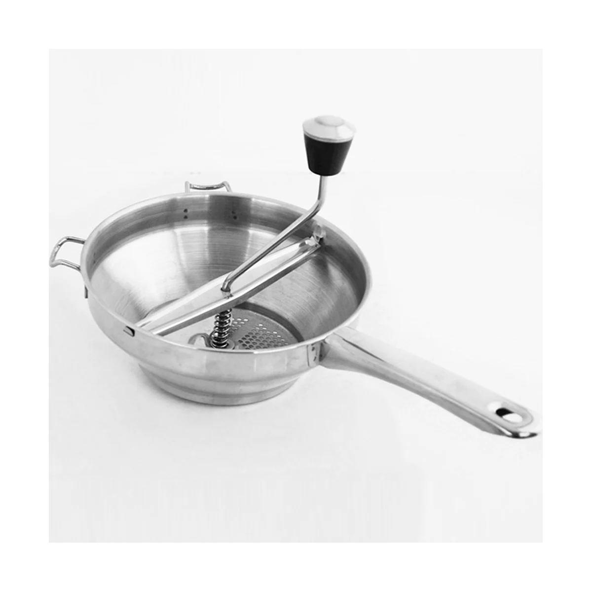 Stainless Steel Manual Potato Mixer Mashed Masher Vegetable and Fruit Food Supplement Multifunctional Cooker