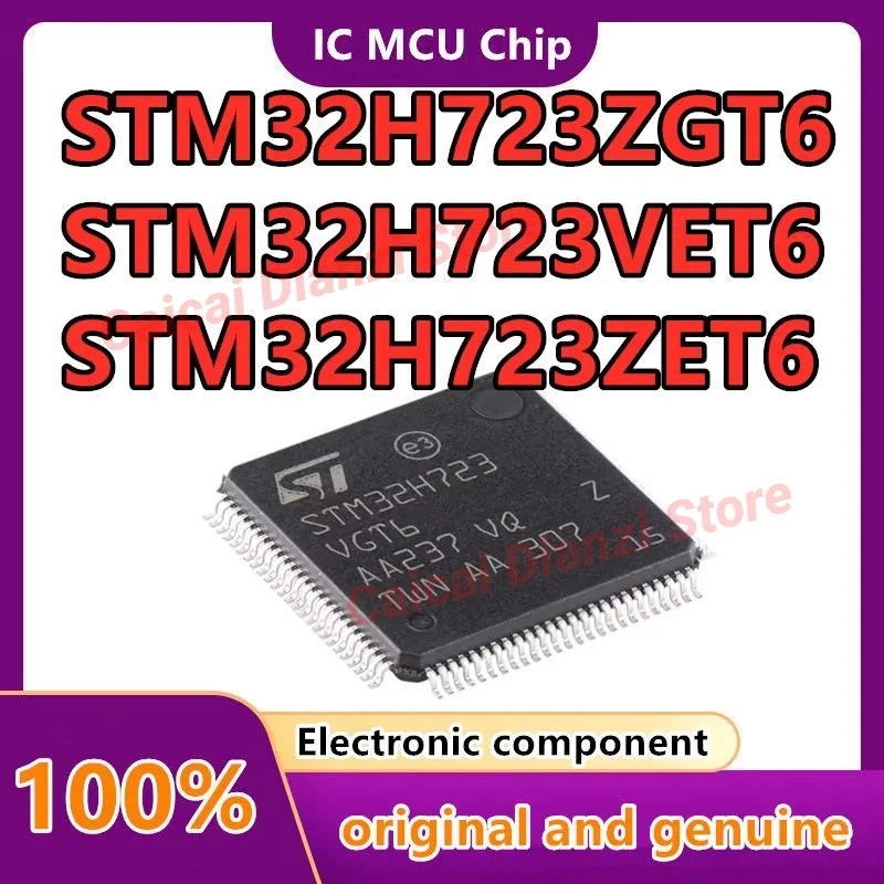 Integrated Circuit IC STM32H723ZGT6 STM32H723VET6 STM32H723ZET6 STM32H723VGT6 Package LQFP100 Brand New Original Authentic