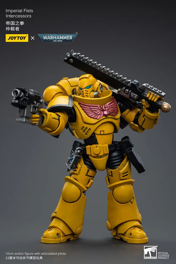

JOYTOY Imperial Fists Intercessors Warhammer 40K Фигурки Коллекция Кукла Подарок Оригинальная Модель Украшения