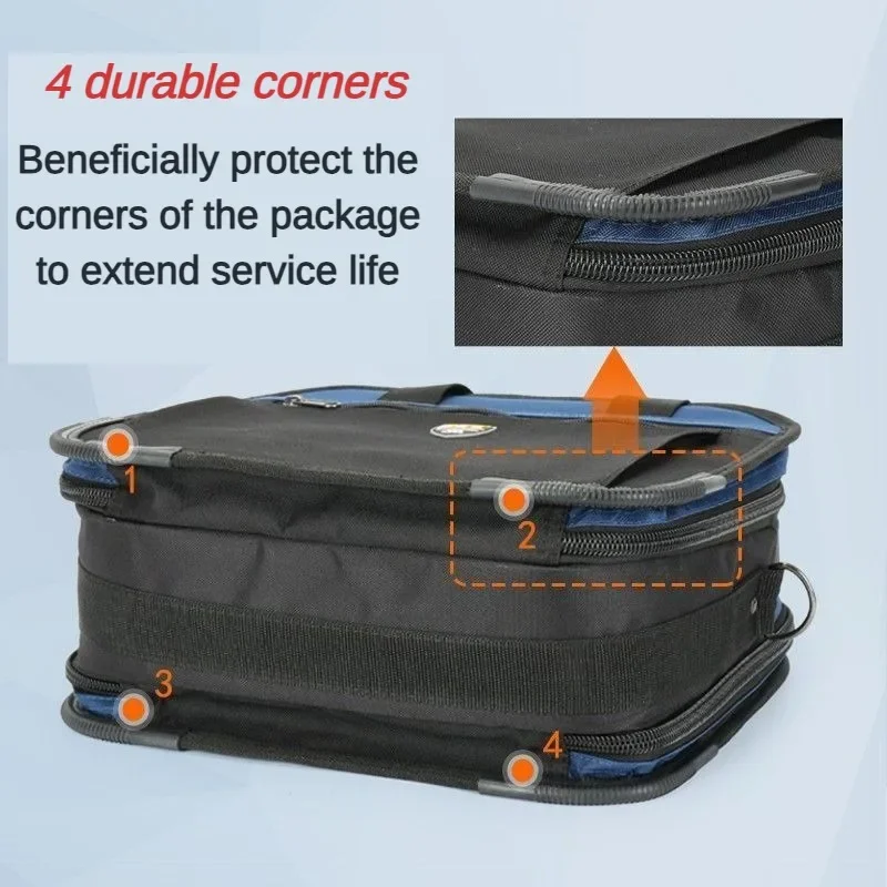 

Oxford Cloth Tool Bags Orgamizer Multifunctional Zipper Tools Bag Professional Electrician Storage Portable Tools Packaging