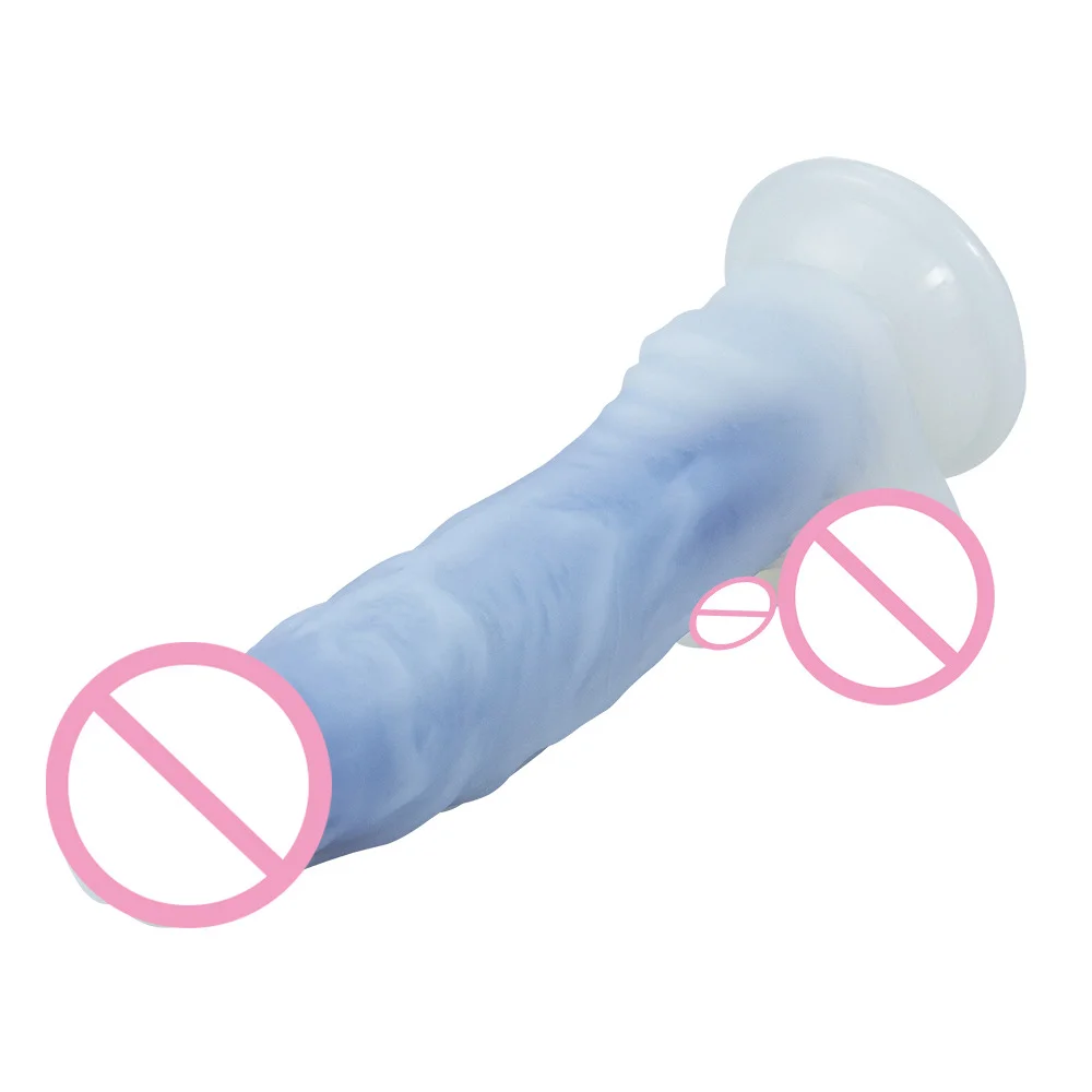 Cute Soft Silicone Pink Dildos Dick Penis Vaginal Masturbator G-spot Stimulation with Suction Cup Adult Sex Toy for Woman Sexual