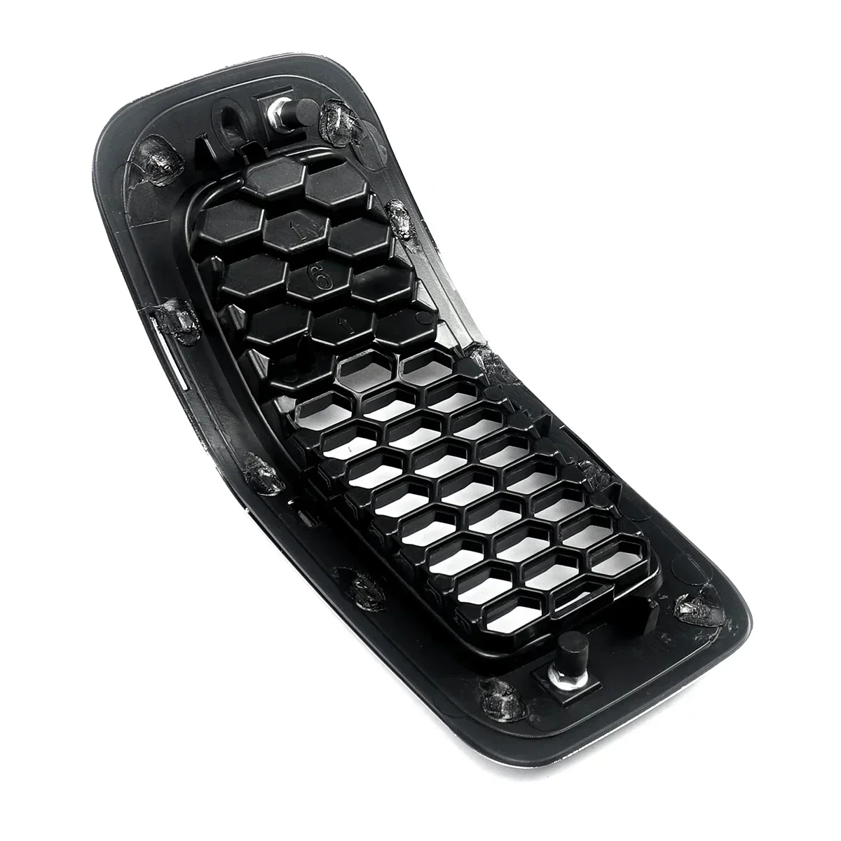 For 2014-2018 Jeep Cherokee Racing Front Bumper Vent Hole Grille Cover ABS 7pcs Car Front Grill Honeycomb Mesh Insert Cover Trim