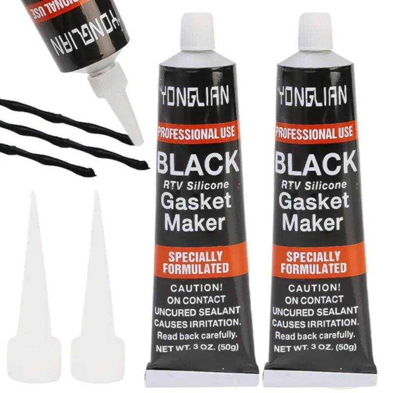 Automotive Gasket Sealant Car Engine Black Silicone-free Sealant Universal Waterproof Oil-resistant Adhesive Glue Repair Sealer