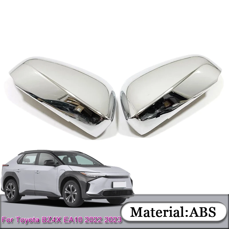 

Car Styling ABS For Toyota BZ4X EA10 2022 2023 Car External Rearview Mirror Cover Sequins Auto Sticker Automobiles Accessories