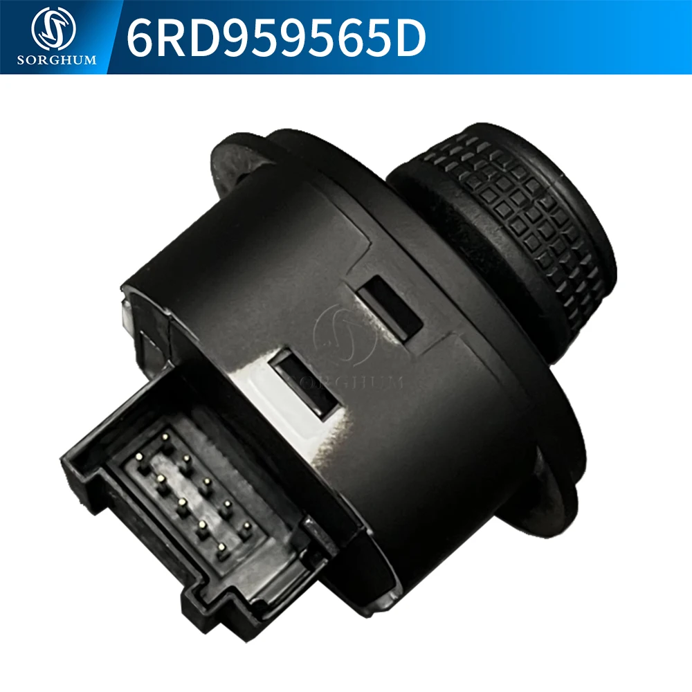 6RD959565D مرآة الرؤية الخلفية الضابط التحكم التبديل مقبض قابل للطي زر ل Volkswagen VW POLO 6R 2011 2012 2016 6RD 959 565 D