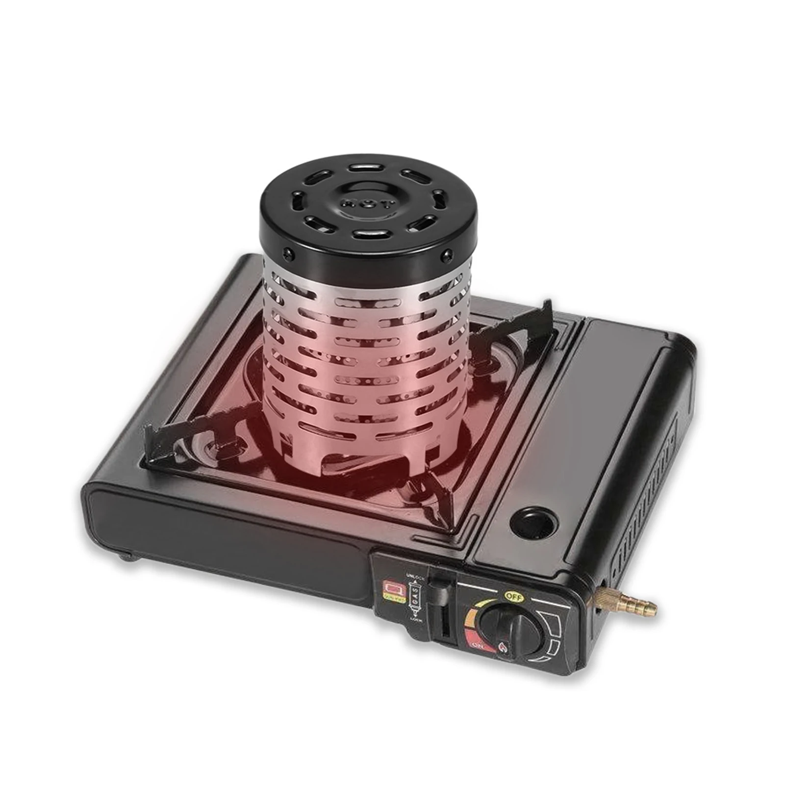 1pc Camping Heater Stainless Steel Heating Cover for Outdoor Winter Warmth Portable Stove Warmer Honeycomb Heat Diffuser