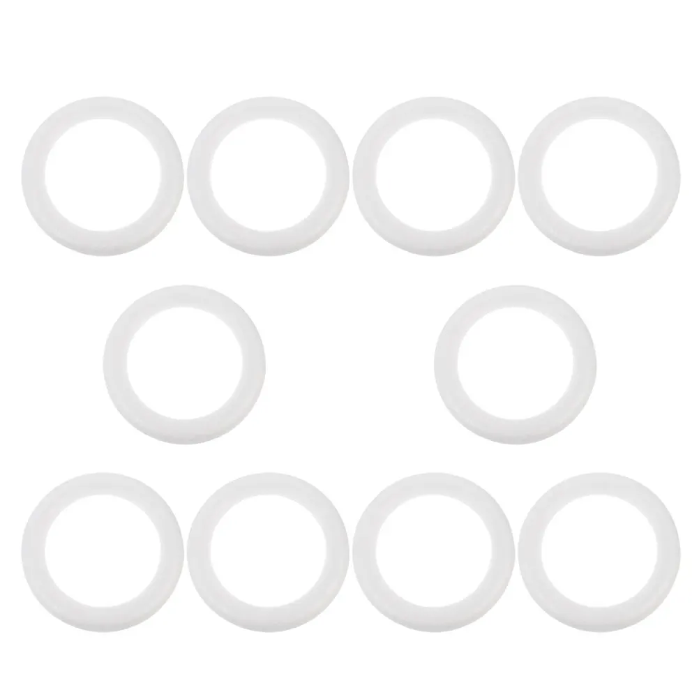 

10Pcs DIY Polystyrene Foam Wreath Rings Round Craft Circles Christmas Decoration Supplies Wreath Hoop Craft Foam Circles
