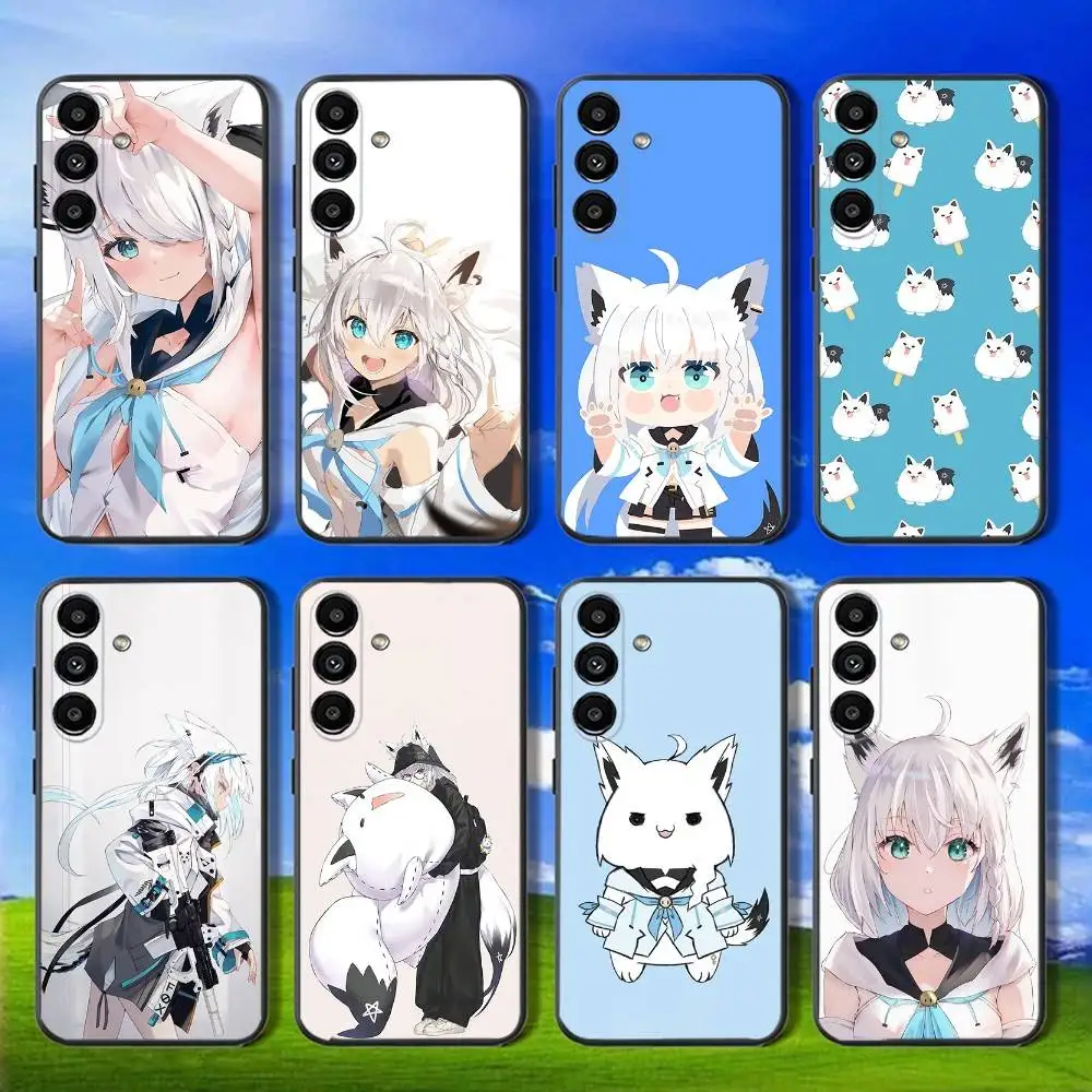 

S-Shirakami F-Fubuki Phone Case For Samsung Galaxy A13,A21s,A22,A31,A32,A52,A53,A71,A80,Soft Black Shell