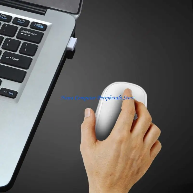 F68C Ergonomische Maus -Dock -Maus -Griffschnalle für Mouse 2/3 Basishalter mit Inside für nicht leicht zu fallend