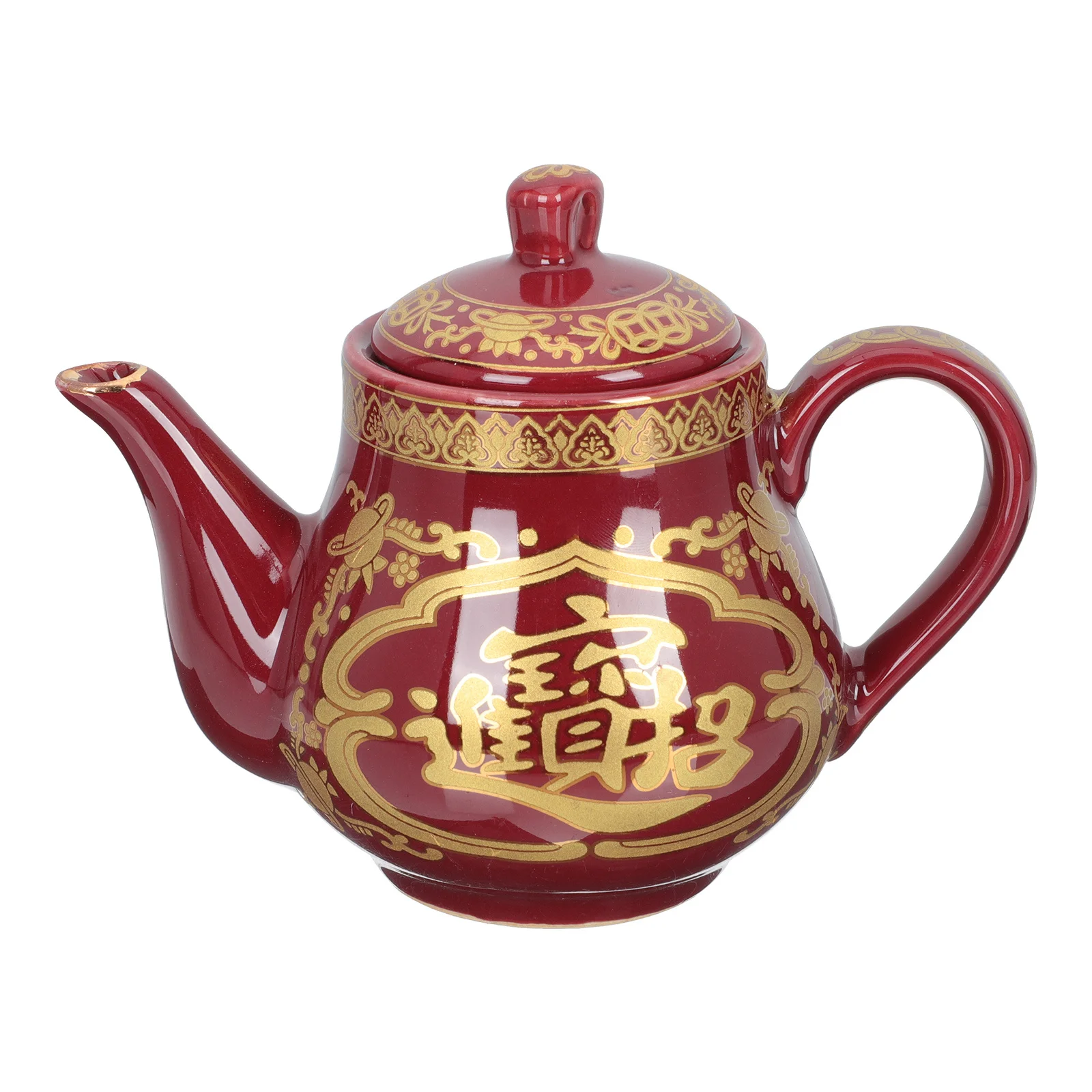 

Creative Ceramic Tea Kettle Vintage Style Non Easy Wear Tear Ideal for Home Buddhist Hall Desktop Decor Functional Teaware