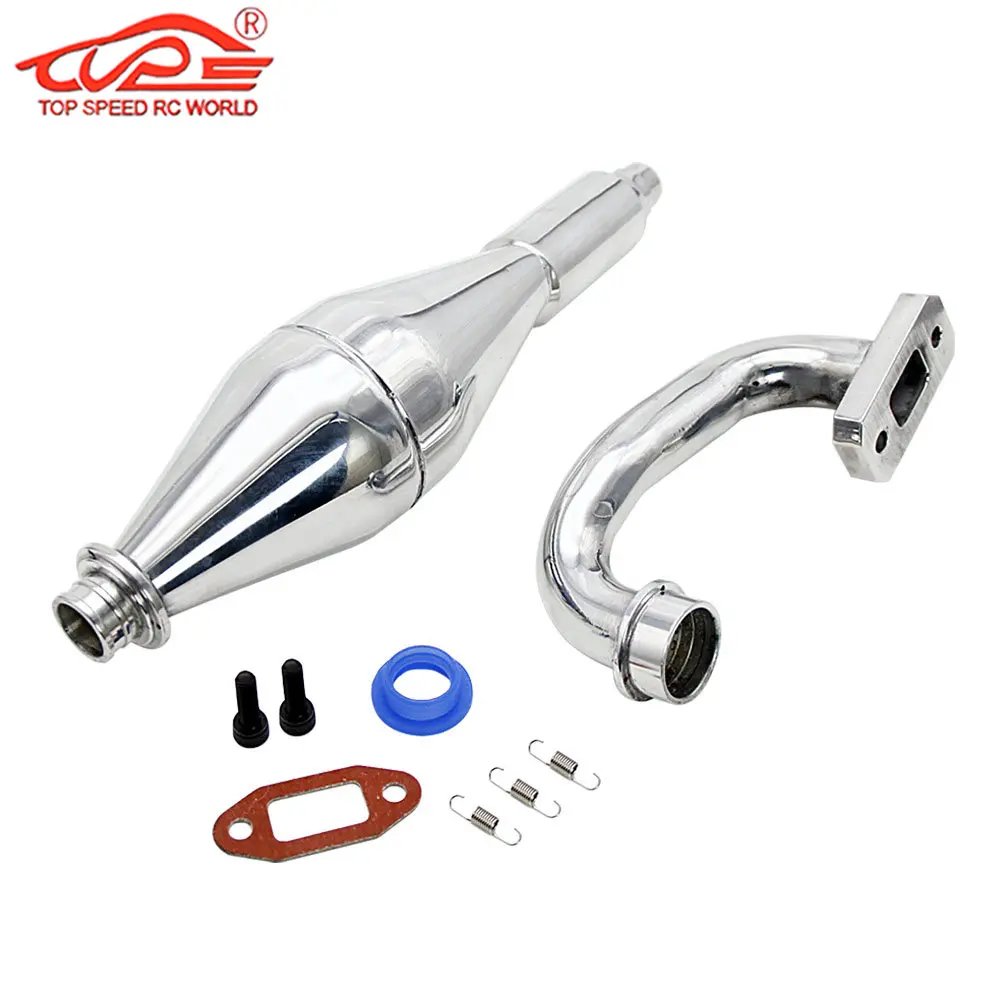 Exhaust Pipe Tuned Pipe for 1/5 FS Racing FG Rovan Big Monster Truck Rc Car Parts