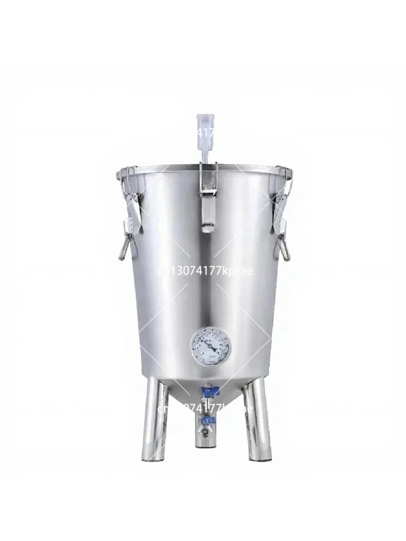 Stainless Steel Conical Fermenter - 30L Home Brewing Tank for Beer & Craft Brewery