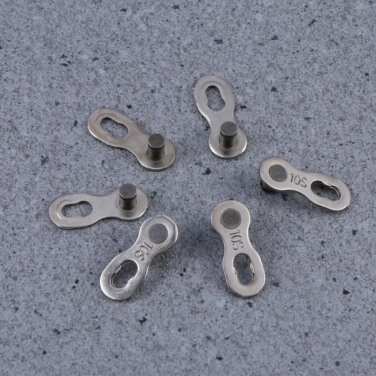 

Bike Chain Connectors 10 Speed Silver Stainless Steel No Tool Required Chain Repair Trail Road Bicycle Seat Pack Accessory