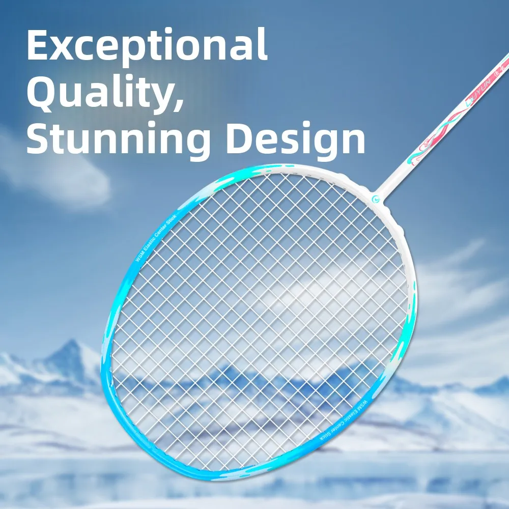 aolerui-badminton-racket-single-carbon-fiber-high-elastic-ultra-light-family-pair-student-entertainment-training-racket