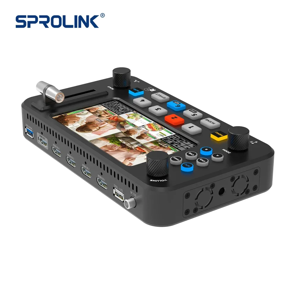 Portable USB3.0 Live Streaming Broadcast Equipment Video Capture Video Mixer Switcher