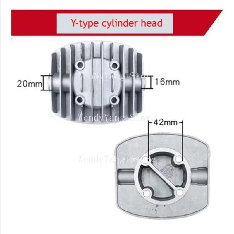 ملحقات المضخة الصامتة الخالية من الزيت مع مكبس الزيت ضاغط الهواء الاسطوانة مستقيم على الخط الرياح لي باما الاسطوانة الجانب C #5