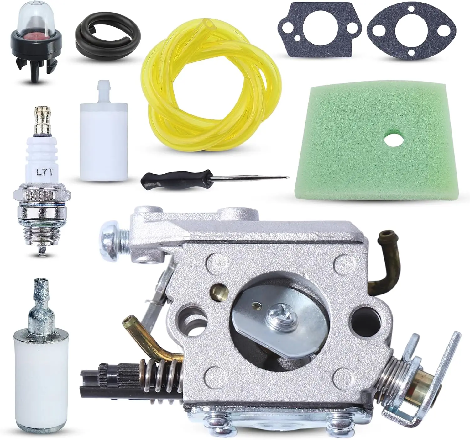 Для Husqvarna 223L 323L 325 326 327 223R 323R 323RJ Zama C1q-EL24 576019801 с свечом зажигания L7T/BPMR7A топливный фильтр топливная линия