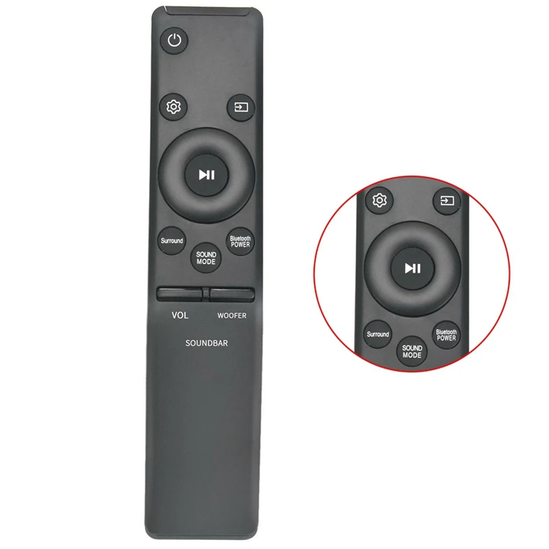 Remote pengganti AH59-02758A cocok untuk Samsung Soundbar HW-M450 HW-M4500 HW-M4501 HW-M550 HW-M430 HW-M360 HW-M370