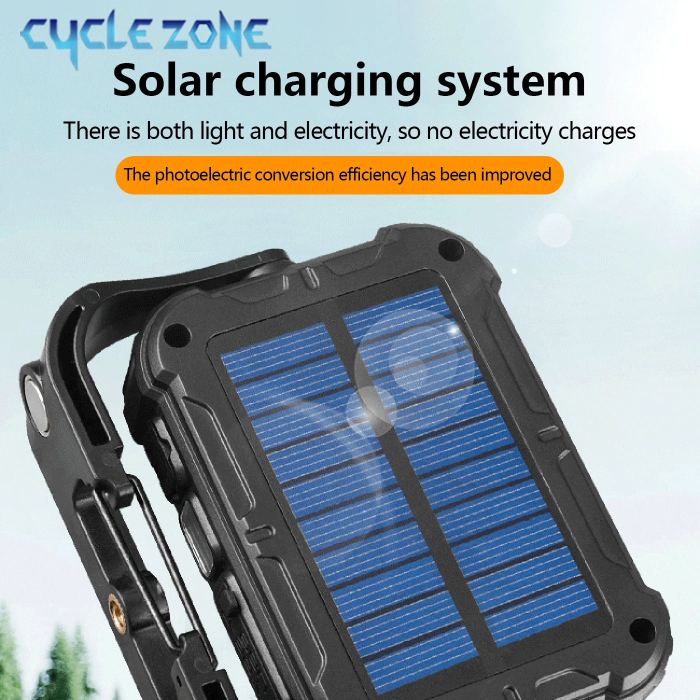 Luces de trabajo magnéticas COB portátiles, lámpara Solar recargable para reparación de automóviles, luz de advertencia roja, linterna para tienda de campaña al aire libre con gancho