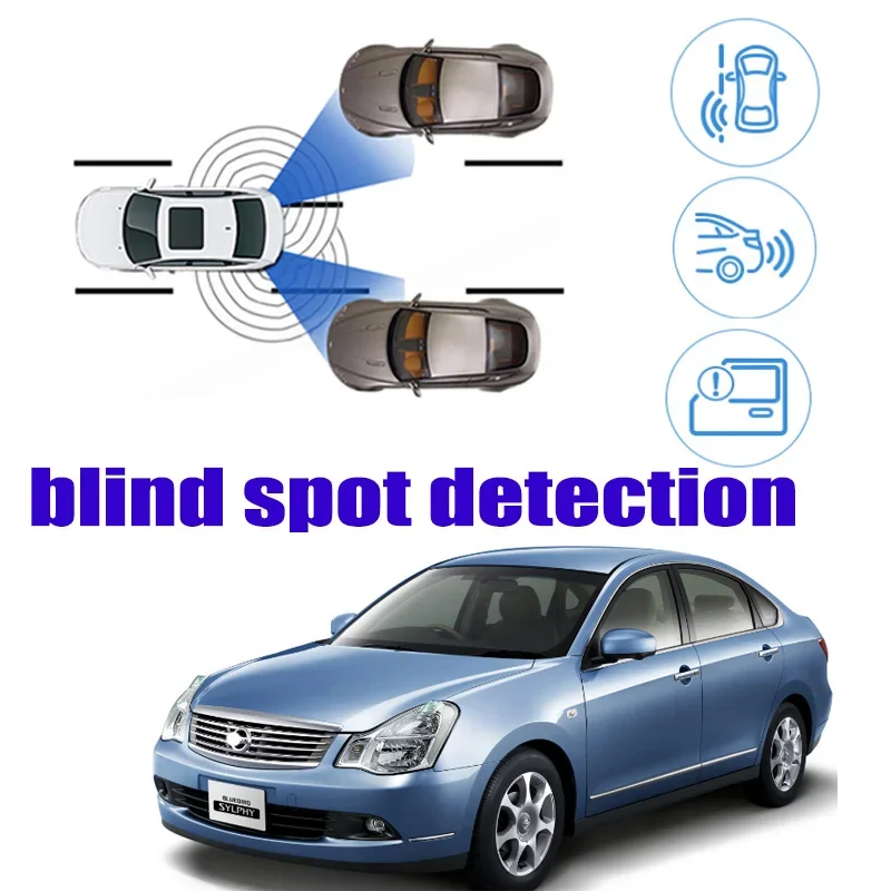 For Nissan Sylphy Almera G11 2005~2011 Car BSM Blind Area Spot Warning Safety Drive Alert Mirror Rear Radar Detection System