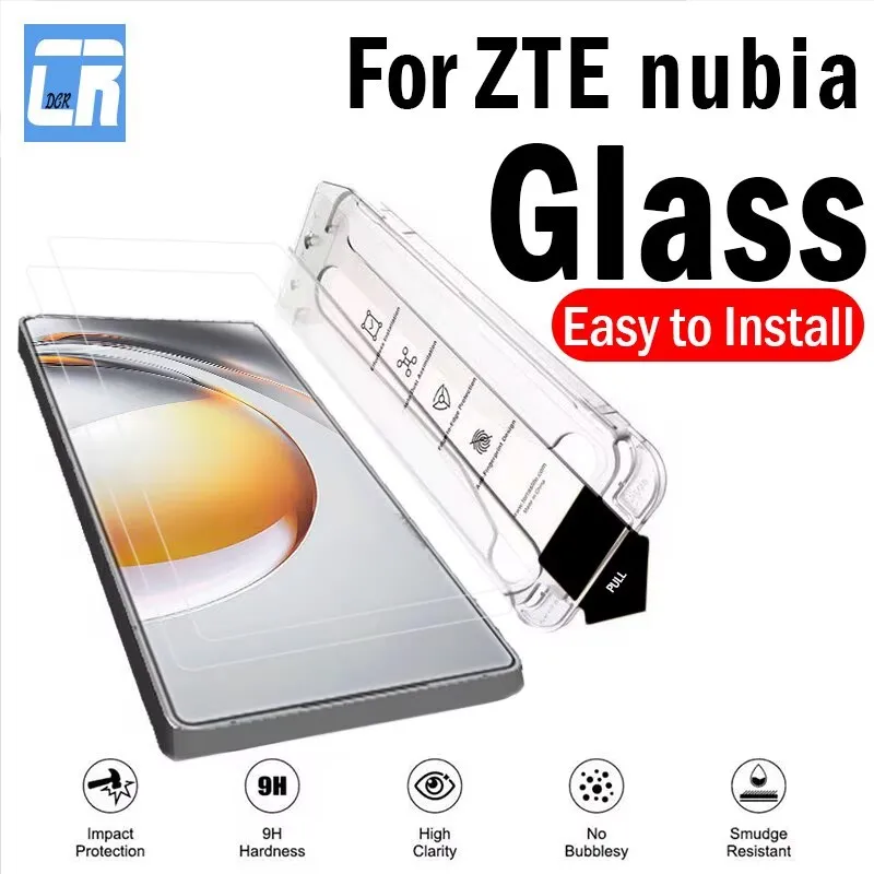 

1-2Piece Easy Installation Dust-Free Protective Glass for ZTE nubia Z80 Ultra Screen Protector for RedMagic 11 Pro+ 11Pro Glass