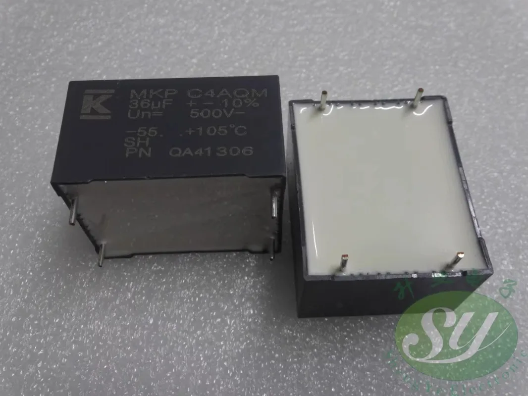 

Конденсатор пленочный MKP C4AQM 36мкФ/500В 366, абсолютно новый, безиндуктивный, с поглощающей защитой