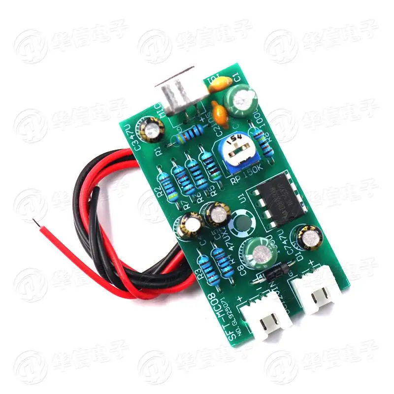 High fidelity micro pickup module, loose parts, noise reduction collector, microphone amplification, high sensitivity amplifier